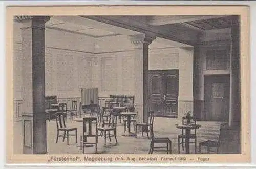 49962 Ak Magdeburg Restaurant "Fürstenhof" um 1930