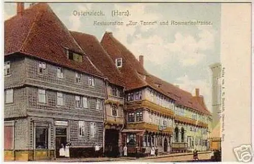 07713 Ak Osterwieck am Harz Rosmarinstrasse um 1910