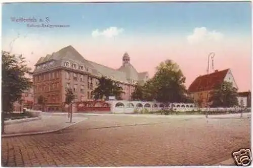 29143 Ak Weißenfels Reform Realgymnasium 1915