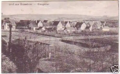 25500 Ak Gruß aus Grossörner Braugarten 1919