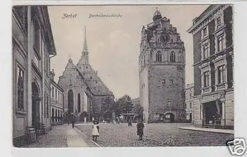 34811 Ak Zerbst Bartolomäuskirche 1908