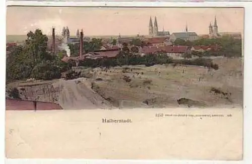 36476 Ak Halberstadt Totalansicht 1902