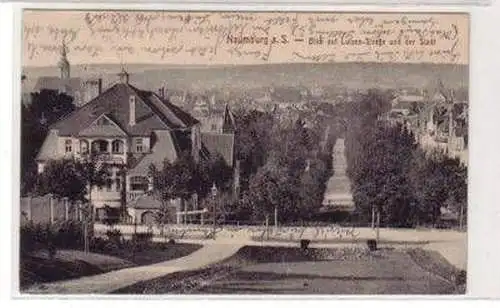 48548 Ak Naumburg a.S. Blick auf Luisenstrasse 1922