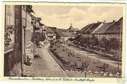 08243 Ak Benneckenstein Wilhelm Gustloff Straße um 1940