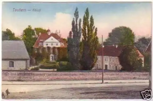 25823 Ak Teuchern Schloß 1914