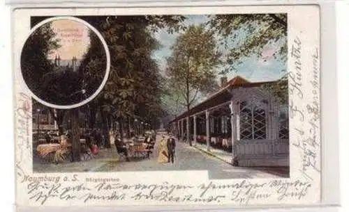 16912 Ak Naumburg a.S. Bürgergarten 1902