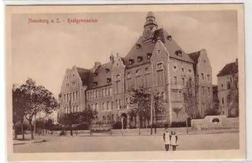 48590 Ak Naumburg Saale Realgymnasium um 1917