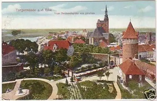 24720 Ak Tangermünde vom Denkmalsplatz aus um 1910