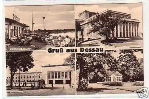 14308 Mehrbild Gruß aus Dessau Bahnhof usw. 1962