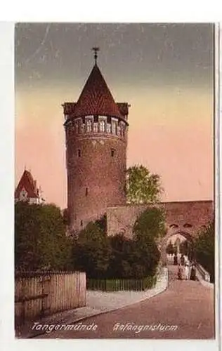 35454 Ak Tangermünde Gefängnisturm um 1910