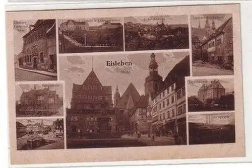 60984 Mehrbild Ak Eisleben Krughütte, Gymnasium, Bergschule usw. um 1930