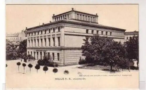 46749 Studentika Ak Halle an d. Saale Universität um 1910