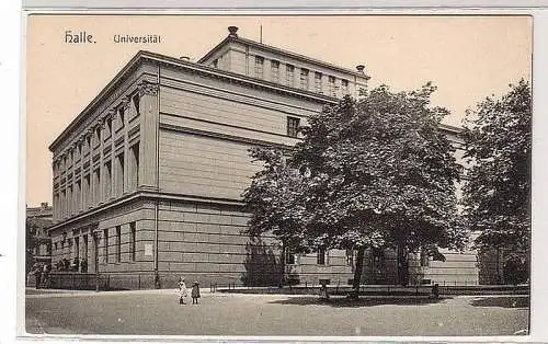 46742 Studentika Ak Halle an d. Saale Universität um 1910