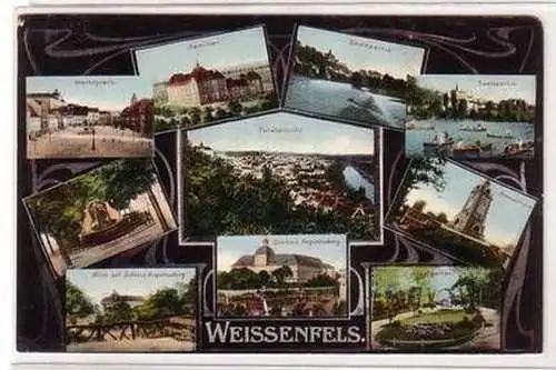 55746 Feldpost Ak Weissenfels Stadtansichten 1916