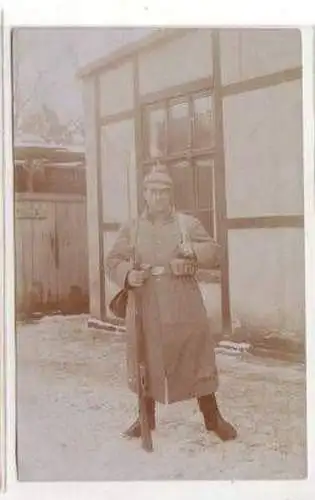 47974 Foto Ak Halle a.S. Soldat Betriebsleiter 1915