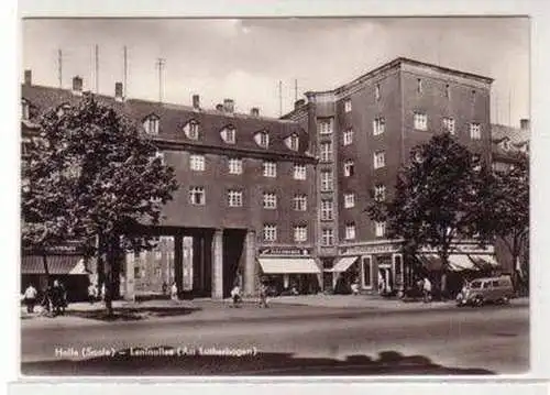 48185 Ak Halle/ Saale Leninallee (Am Lutherbogen) 1965