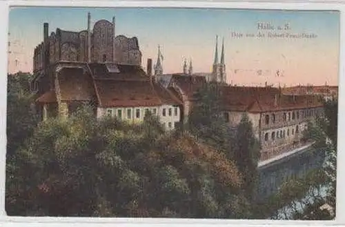 48014 Ak Halle an der Saale Robert Franz Straße 1918