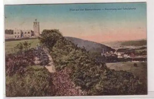 48494 Ak Blick auf Naumburg und Schupforta 1915