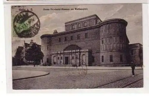 47759 Ak Halle a.S. neues Provinzial Museum 1921