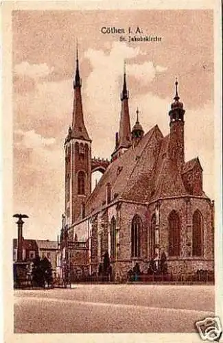 27182 Ak Cöthen i.A. St. Jakobskirche 1935