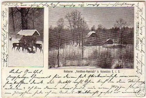 16224 AK Restaurant Forsthaus-Haynholz Hohenstein 1900