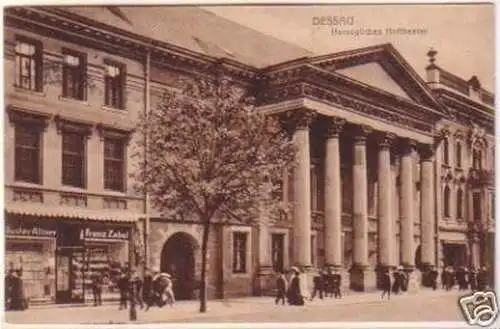 25216 Ak Dessau Herzogliches Hoftheater 1923