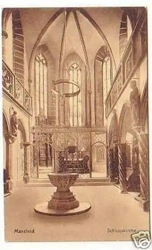 26055 Ak Mansfeld Schlosskirche um 1910