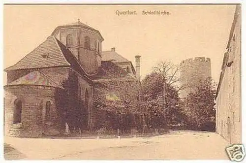 26044 Ak Querfurt Schloßkirche um 1920