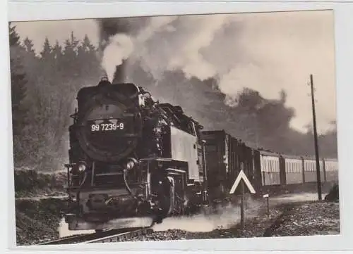 58422 Ak 75 Jahre Harzquerbahn Jubiläumskarte 27.3.1974