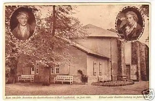 51892 Ak Goethetheater in Bad Lauchstädt im Juni 1927