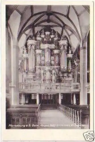 27954 Ak Merseburg a.S. Dom Orgel um 1940