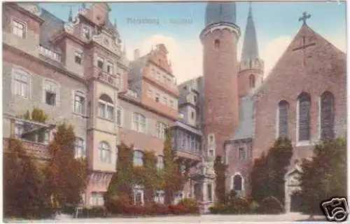 28089 Ak Merseburg Schloßhof um 1916