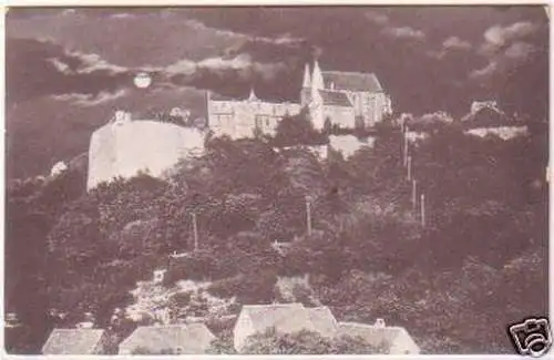 26279 Ak Schloss Mansfeld bei Nacht um 1920