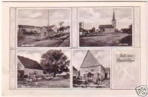 19073 Mehrbild Ak Gruß aus Obermöllern um 1940