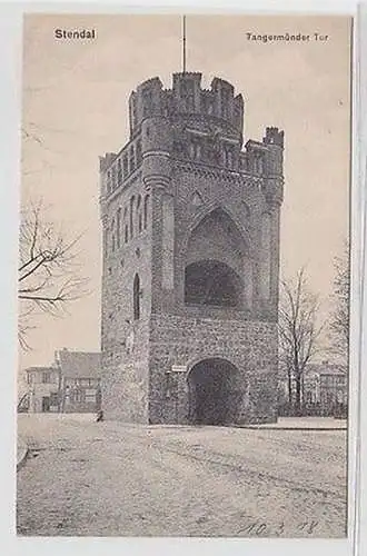 63396 Ak Stendal Tangermünder Tor 1918