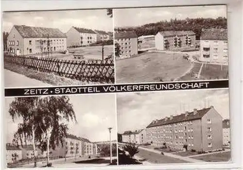 08773 Mehrbild Ak Zeitz Stadtteil Völkerfreundschaft 1979