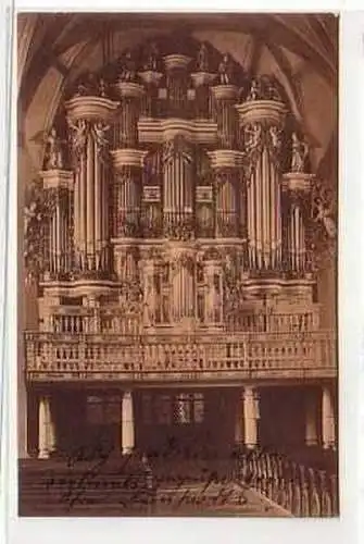 40384 Ak Merseburg Dom Innenansicht mit Orgel 1908