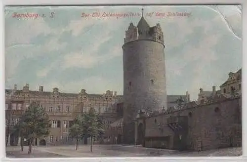 49786 Ak Bernburg Till Eulenspiegelturm Schloßhof 1912