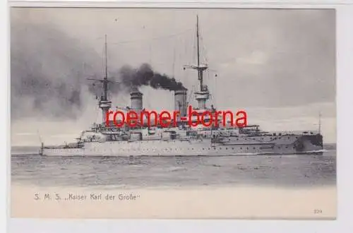 84674 Ak S.M.S. 'Kaiser Karl der Große' 1905