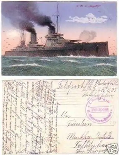 26829 Feldpost Ak S.M.S. Seydlitz um 1917