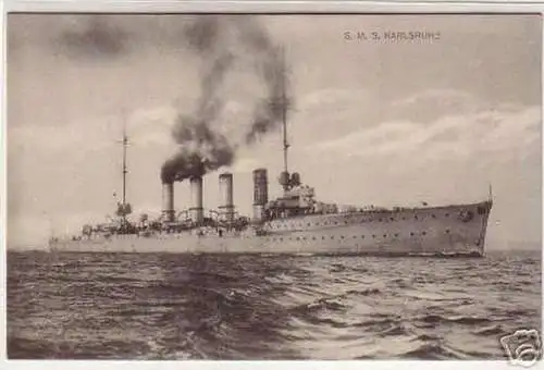 00425 Ak dt. Kriegsschiff S.M.S. Karlsruhe um 1915