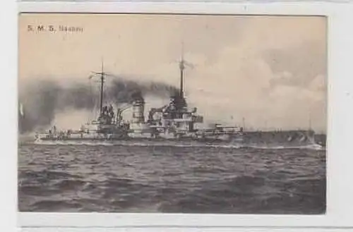 36374 Ak Kriegsschiff S.M.S. Nassau um 1915