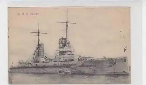 35237 Ak Deutsches Kriegsschiff S.M.S. Kaiser um 1915