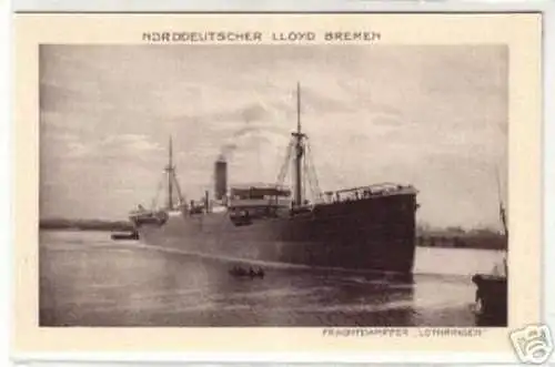 08079 Ak Frachtdampfer "Lothringen" um 1920