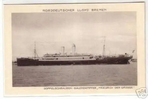 08095 Ak Salondampfer "Friedrich der Große" um 1920