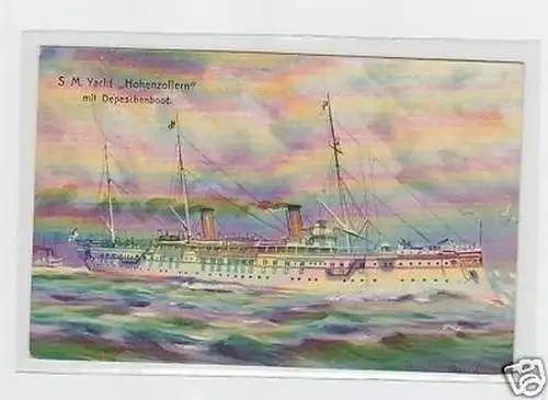 24861 Ak S.M. Yacht "Hohenzollern" Depeschenboot 1911