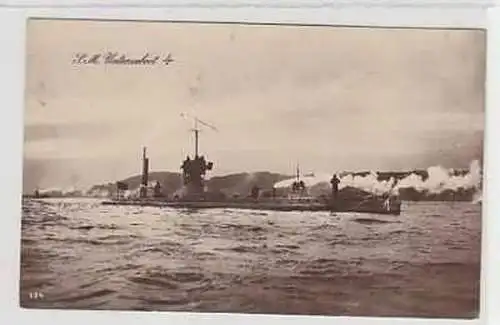 37294 Feldpost Ak S.M. Unterseeboot 4, 1916