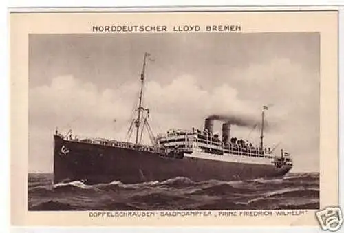 23034 Ak Salondampfer "Prinz Friedrich Wilhelm" um 1920