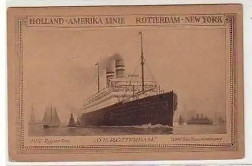 31499 Ak Holland Amerika Linie "D.D. Rotterdam" 1918