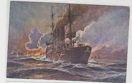 11278 Ak Kriegsschiff Kreuzer "Emden" um 1915